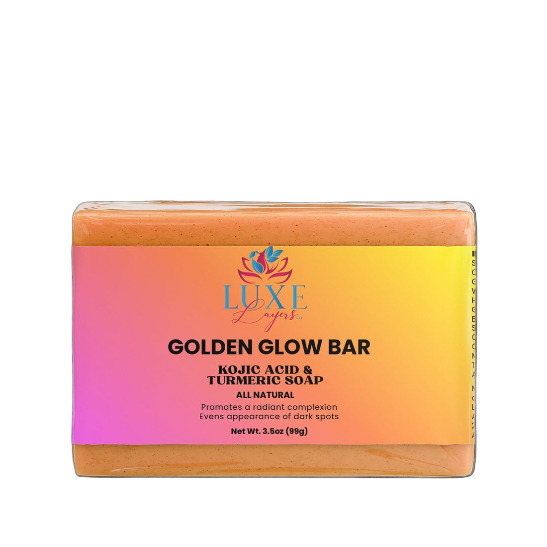 GOLDEN GLOW BAR:  KOJIC ACID & TUMERIC SOAP - Lavish Layers