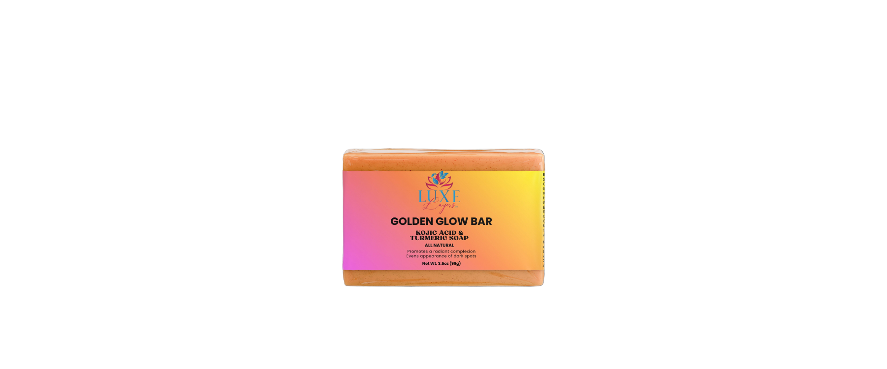 GOLDEN GLOW BAR:  KOJIC ACID & TUMERIC SOAP - Lavish Layers